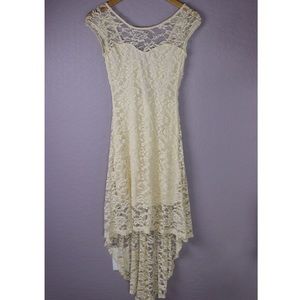 Lace High Low Dress